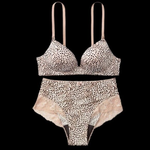 Victorias Secret Supersoft Body Maternity SET Nursing Wireless bra & Shortie New - Picture 4 of 14